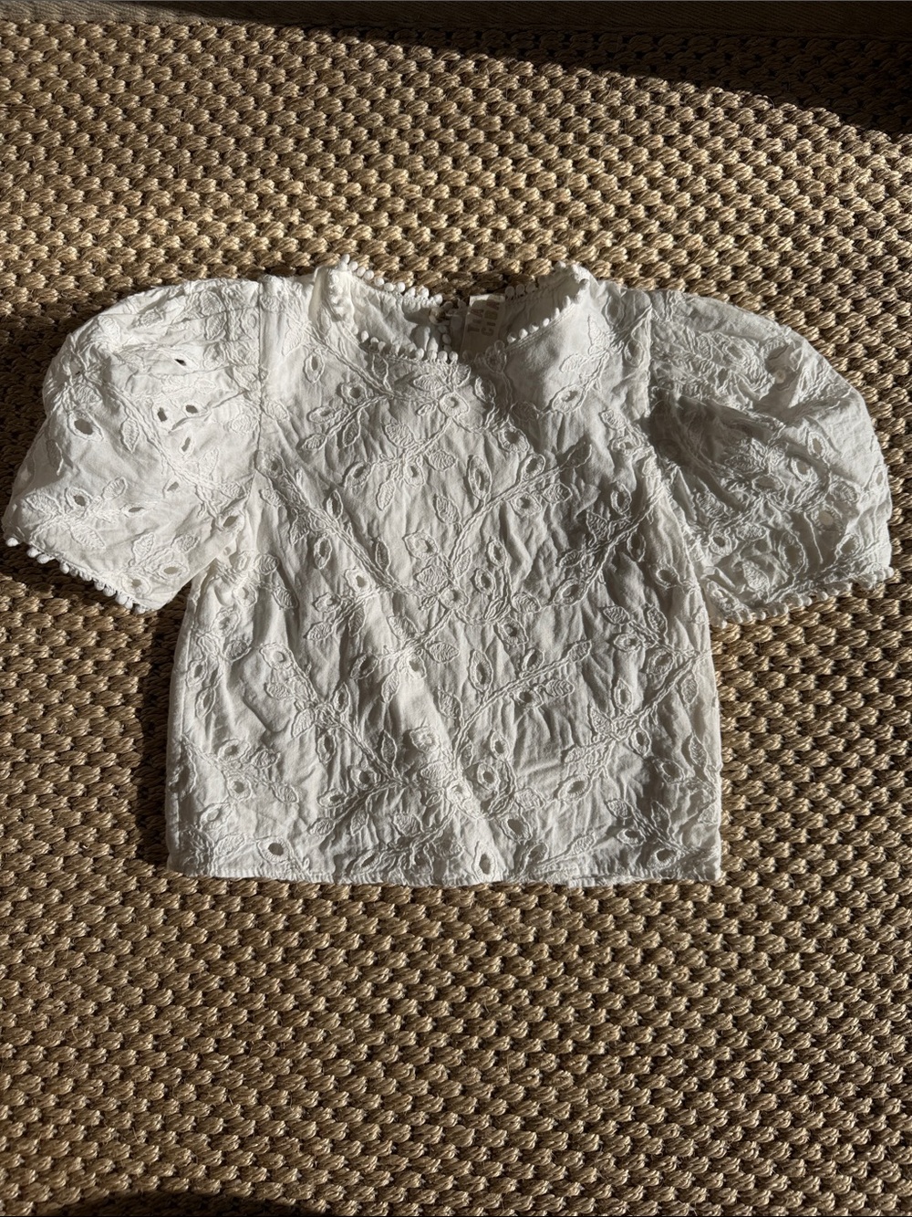 TIA CIBANI KIDS Clementine
Melon Sleeves Blouse, Sugar size 3-4 years